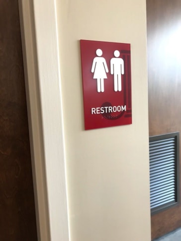 Custom ADA Room Identification Signs for Junior League of Winston-Salem