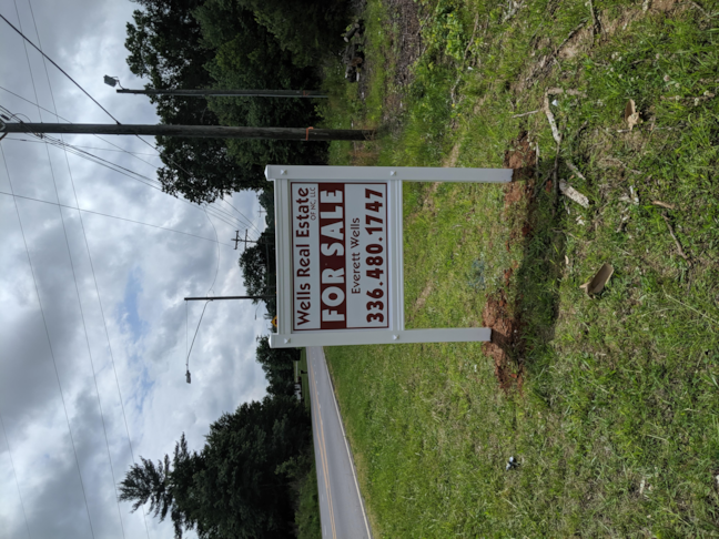 Wells Real Estate Post & Panel For Sale Sign