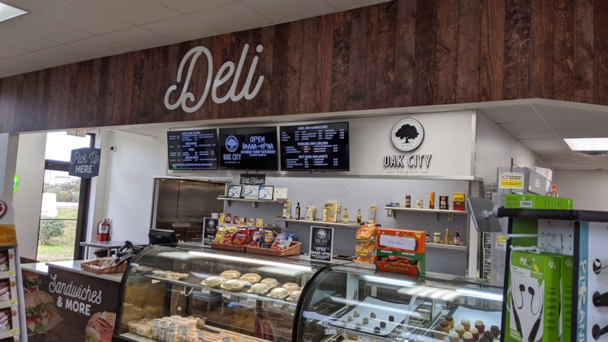 Oak Wood Wall Wrap for Breeze-Thru in Cary, NC