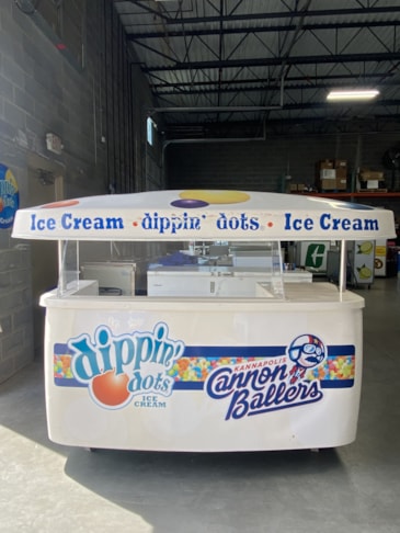 Kannapolis Cannonballers Cart & Freezer Wrap