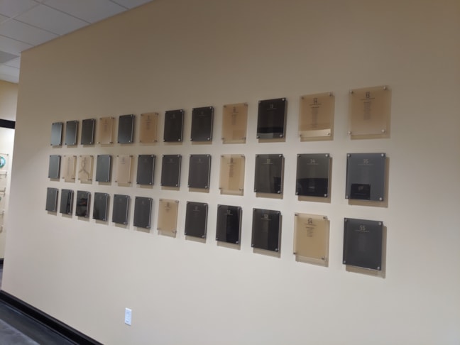  Acrylic Displays for Wake Forest Basketball in Winston Salem, NC