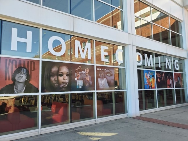 Vinyl Window Lettering for Winston-Salem State University