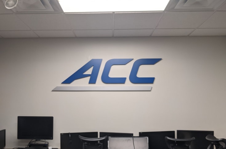 Atlantic Coast Conference Acrylic Dimensional Logo
