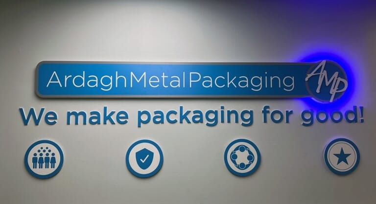 Ardagh Metal Packaging 3D Signs & Dimensional Letters