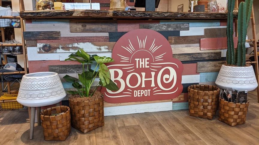 Boho Depot Dimensional Desk Logo