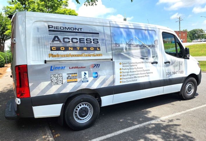 Piedmont Access Control Vehicle Wraps