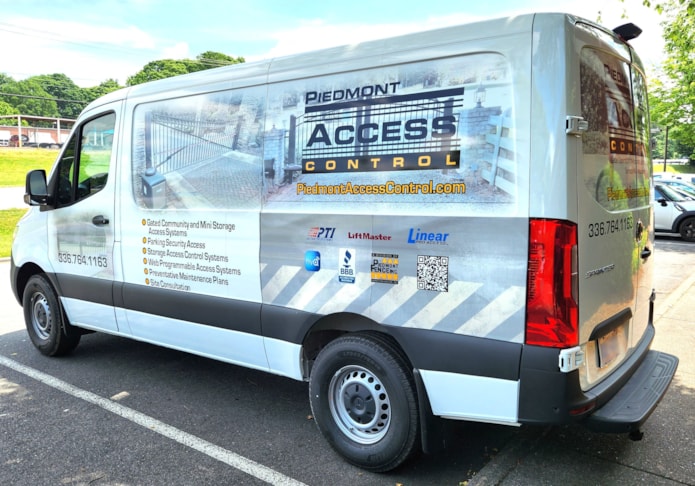 Piedmont Access Control Vehicle Wraps
