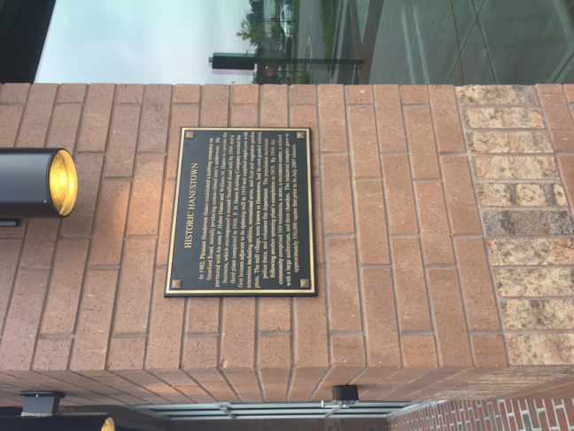 Bronze Cast Plaque for Hanestown Shopping Center