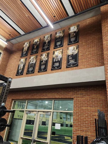 Wake Forest University Athletic Wall-Mount Frames