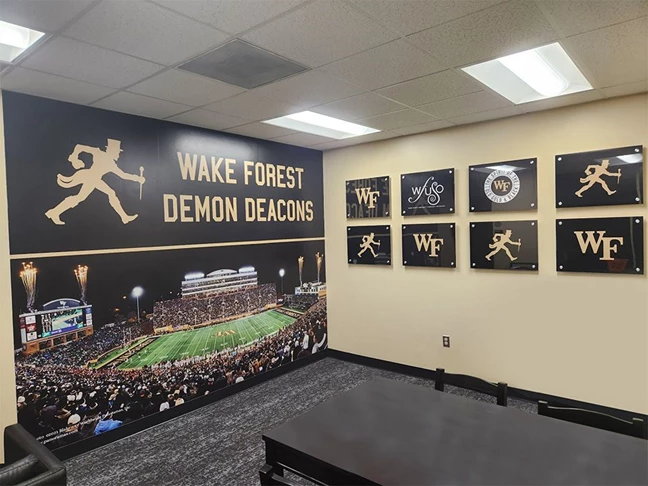 Wake Forest Athletic Band Wall Mural
