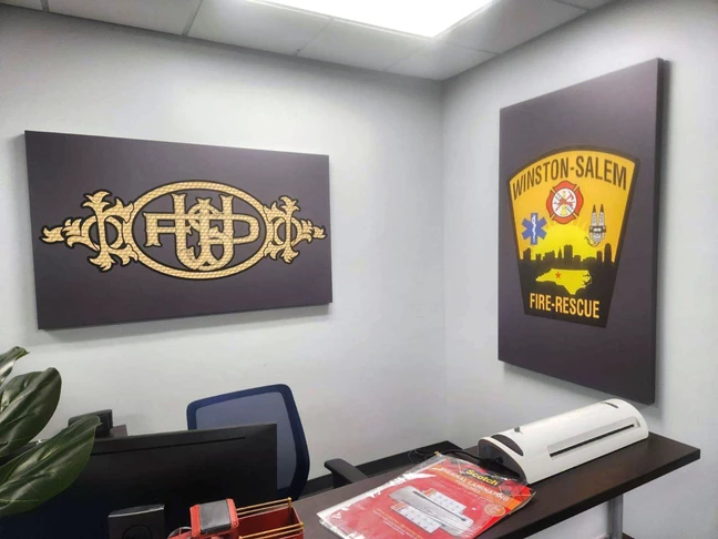 Winston-Salem Fire Dept Canvas Prints & Fabric Prints | Government & Public Office Signs