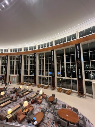 Wake Forest University Business School Open House Vinyl Indoor Banners