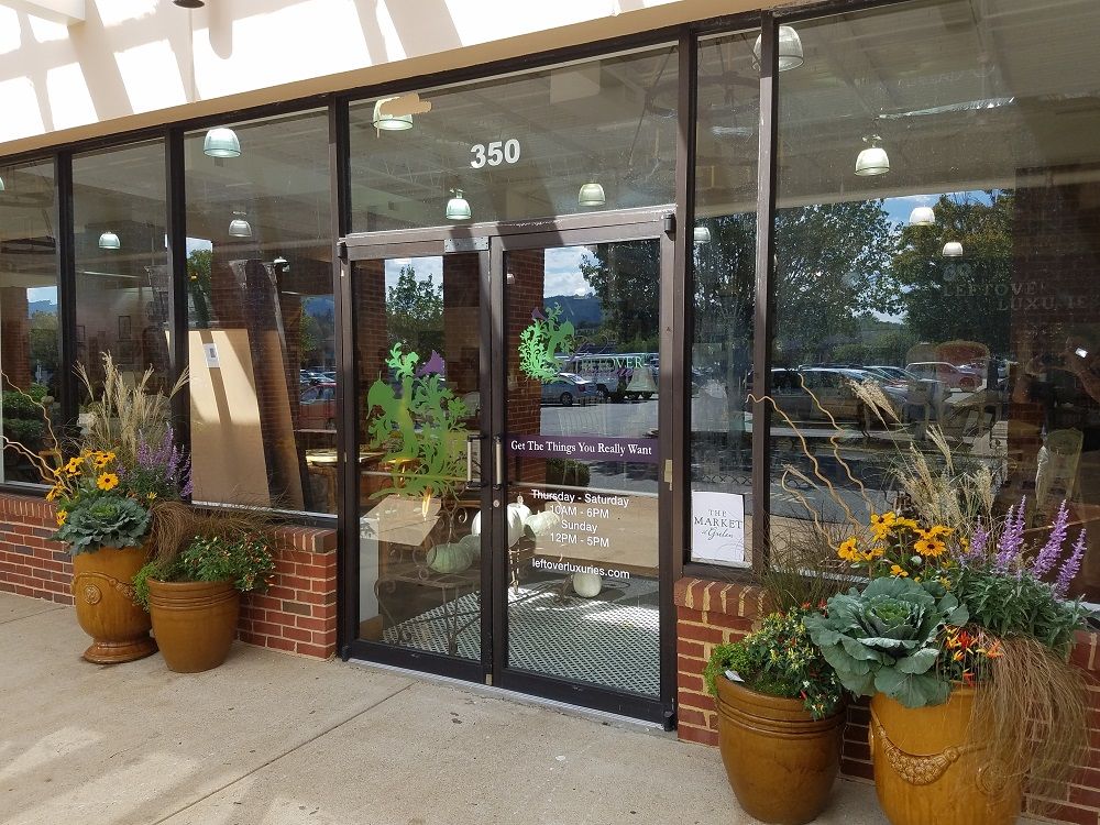 Custom Window Decal-Leftover Luxuries-Charlottesville Va