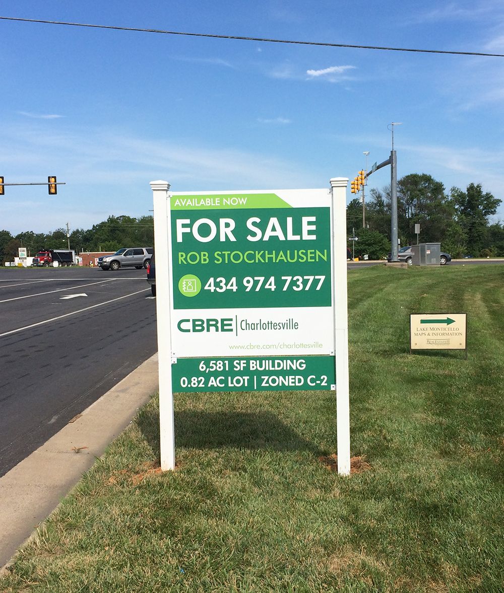 Custom Real Estate Frame-CBRE-Charlottesville Va