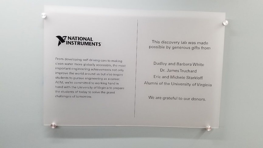 Custom Acrylic Display-National Instruments-Charlottesville Va