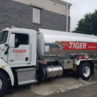 Custom Vehicle Logo and Lettering-Tiger Fuel-Charlottesville Va