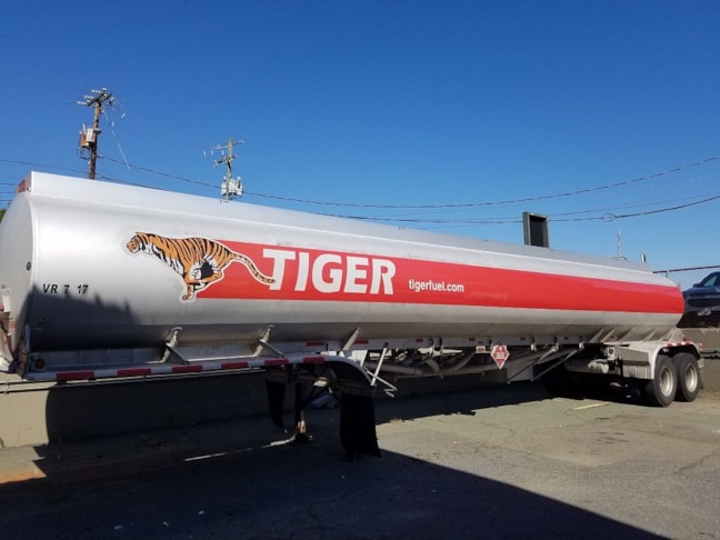 Custom Vehicle Logo and Lettering-Tiger Fuel-Charlottesville Va