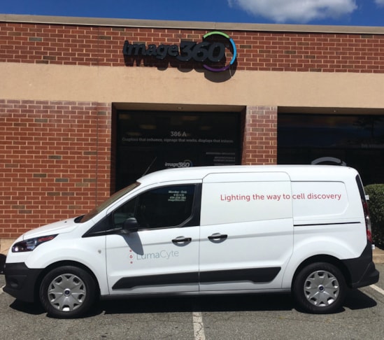 Custom Vehicle Logo and Lettering-Lumacyte-Charlottesville Va
