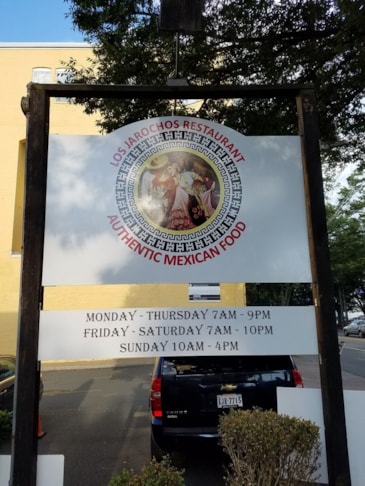 Custom Restaurant Post and Panel Sign-Los Jarochos Restaurant-Charlottesville Va