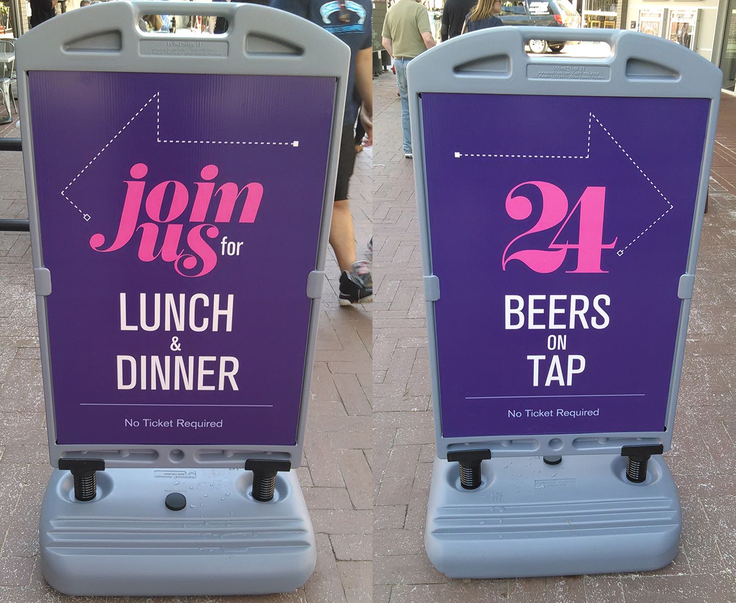 Violet Crown Wind Sign Charlottesville, VA