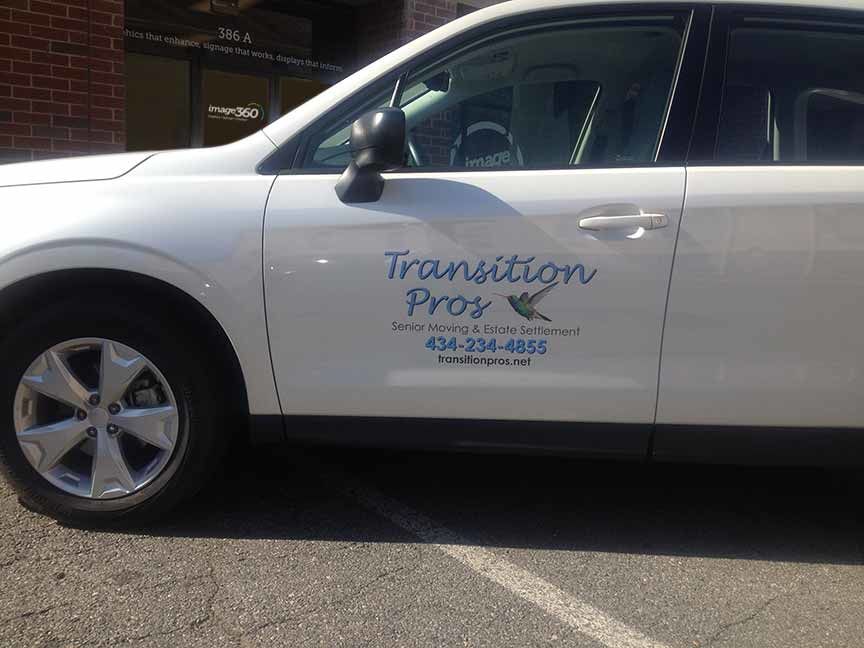 Transition Pros Vehicle Graphics Charlottesville, VA