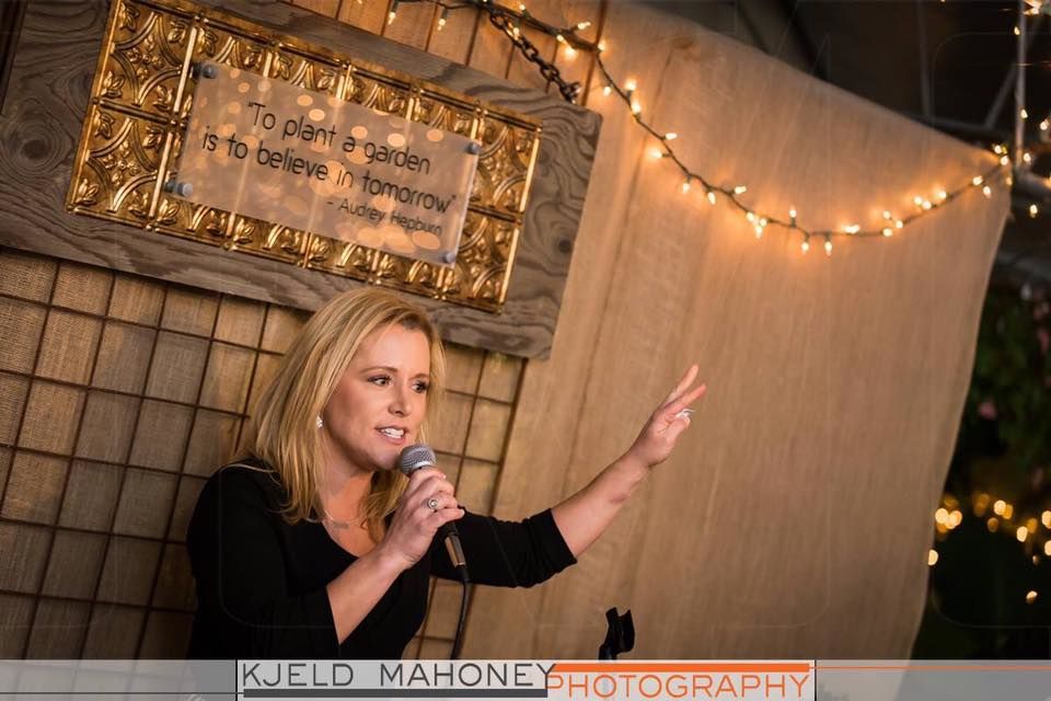 weathered wood, acrylic, standoffs, fundraiser