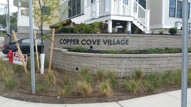 Dimensional letter  property sign in acrylic.