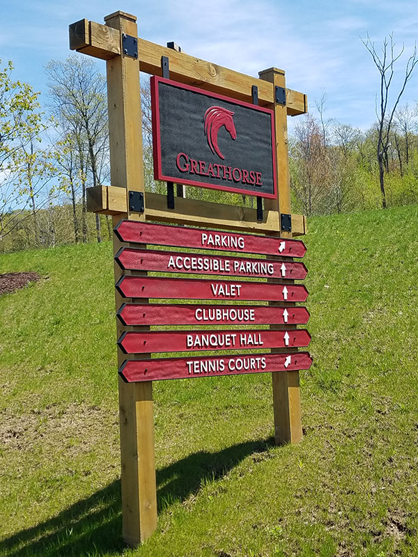 Carved & Routed Wooden Signs