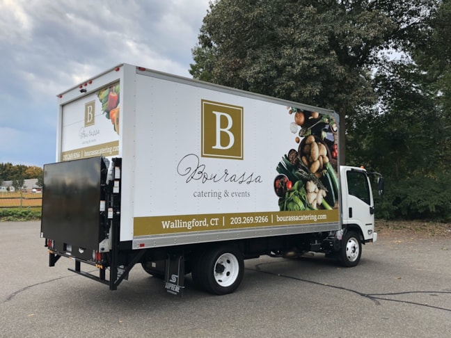 Vehicle Decals & Lettering for Bourassa Catering