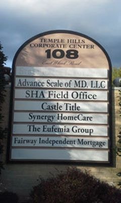 Directory and Wayfinding Signage