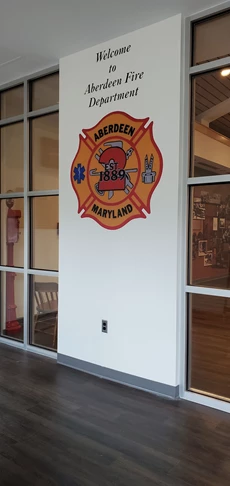 Aberdeen Fire Department exterior sign