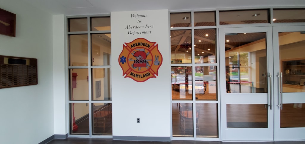 Aberdeen Fire Department exterior sign
