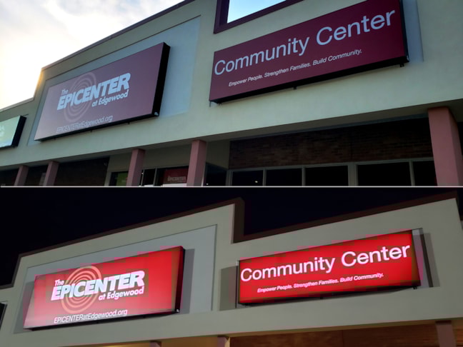 Edgelit and Backlit Signs