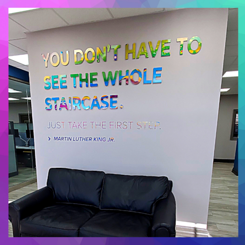 Harford Mutual wall graphics
