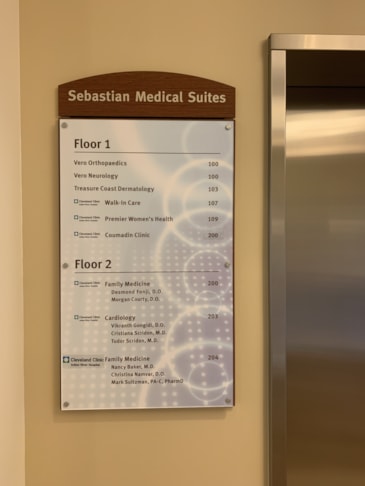 Directory and Wayfinding Signage