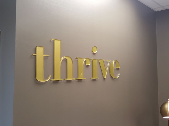 Thrive 3D Signs & Dimensional Letters