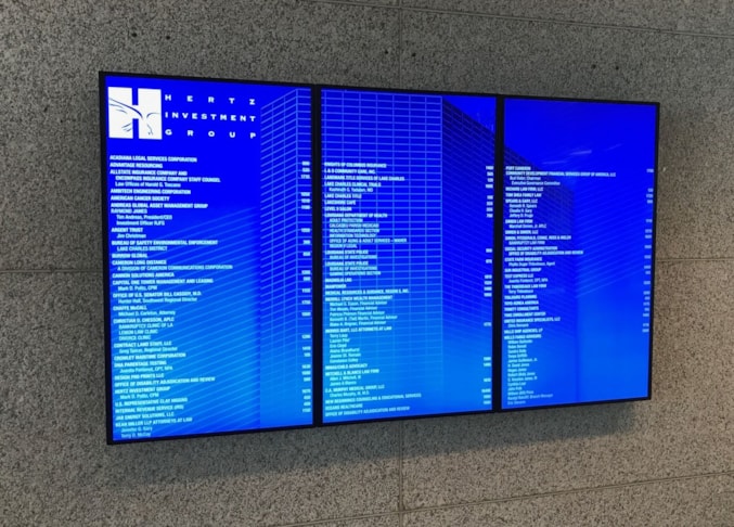 Hertz Digital & Interactive Signs and Displays