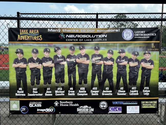 Baseball Team Banner