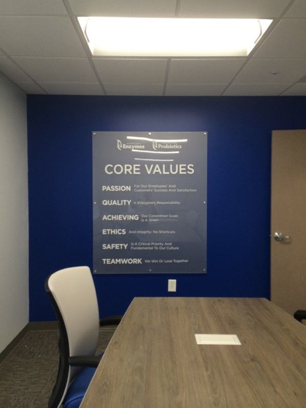 Interior Acrylic Sign For Deerland in Kennesaw, GA