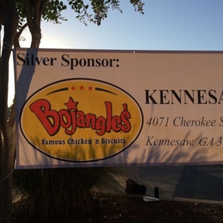 Banner for Bojangles in Kennesaw GA
