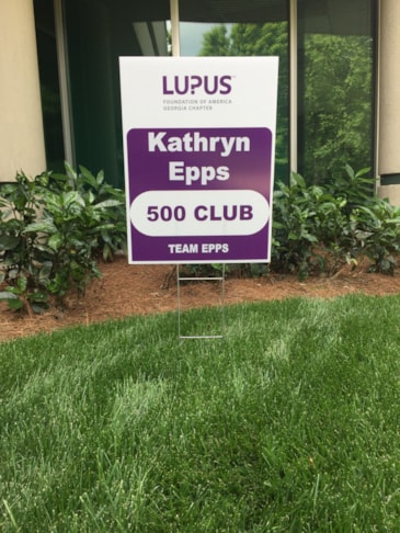 Corogated Yard Sign for Nonprofit in Atlanta, Georgia
