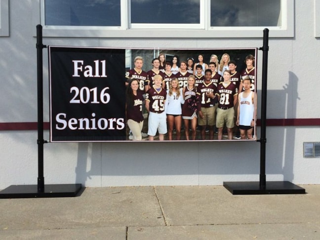 Senior Sport Celebration Banner