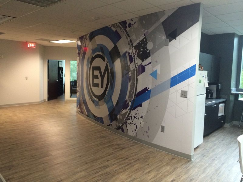 Environmental Wall Graphics for EYStudios in Kennesaw, GA