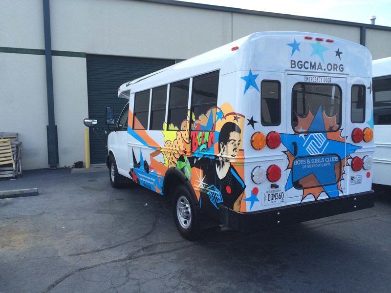Bus Wrap Boys and Girls Club Atlanta, GA