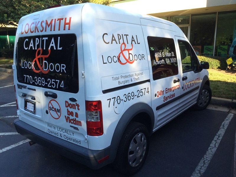 Vehicle Wrap for Capital Lock Acworth, GA