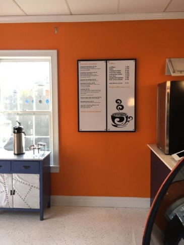 Menu Board for Local Coffee Shop