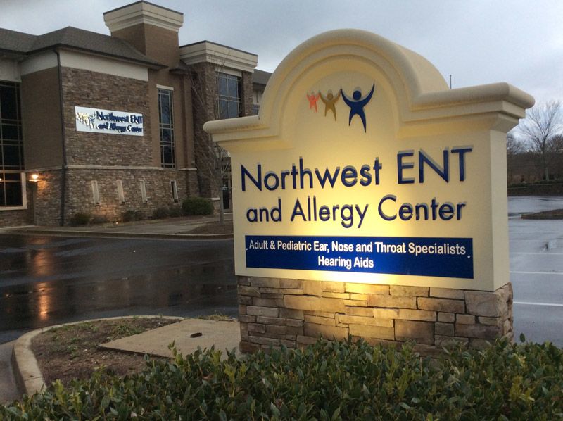 NW ENT Monument and Building signs