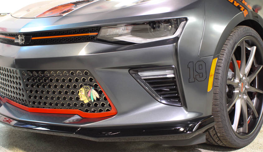 Blackhawks Camaro graphics