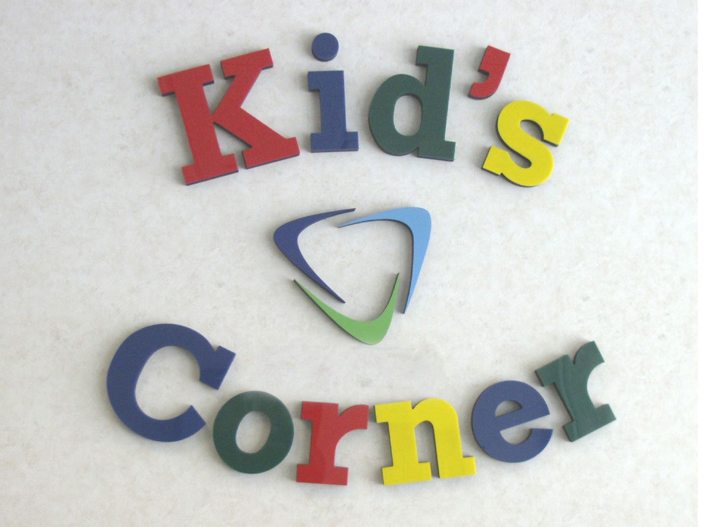 Dimensional Wall Letters with Kid