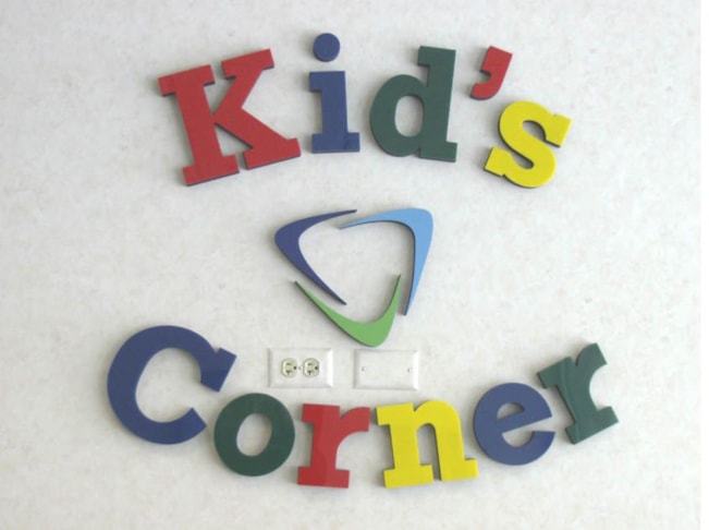 These dimensional letters are made from painted gatorfoam for Consumerss Credit Union.